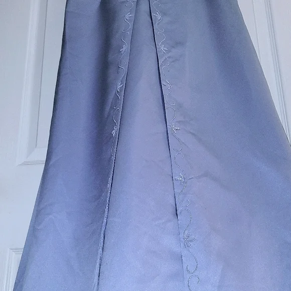 Michaelangelo Periwinkle Bridesmaid Dress - Picture 3 of 6